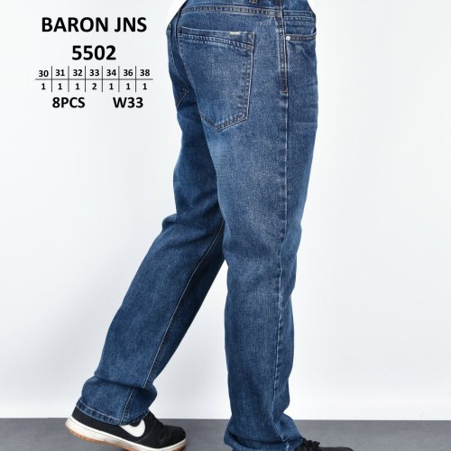 Джинсы God Baron (30-38) 5502 blue (деми) God Baron 5502 blue