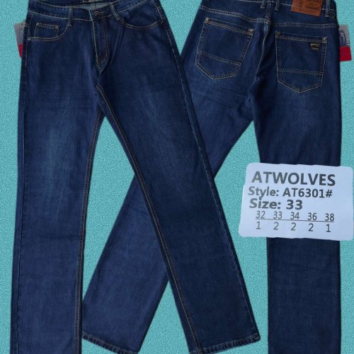 Джинсы God Baron (32-38) AT6301 blue (деми) God Baron AT6301 blue