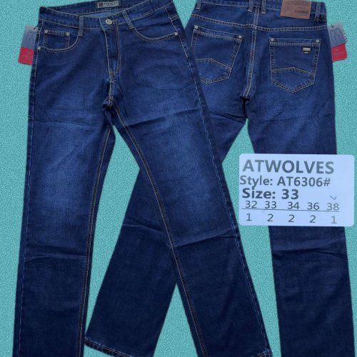 Джинсы God Baron (32-38) AT6306 blue (деми) God Baron AT6306 blue