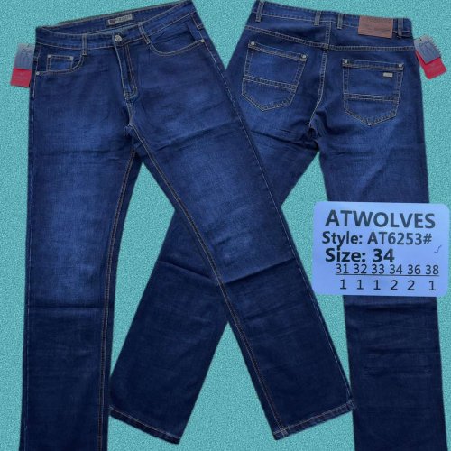 Джинсы God Baron (31-38) AT6253 blue (деми) God Baron AT6253 blue