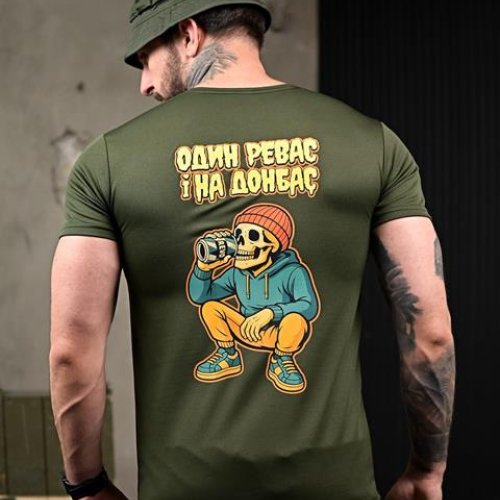 Футболка Madoka (M-3XL) 964 khaki (лето) Madoka 964 khaki