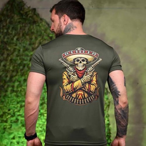 Футболка Madoka (M-3XL) 1003 khaki (лето) Madoka 1003 khaki