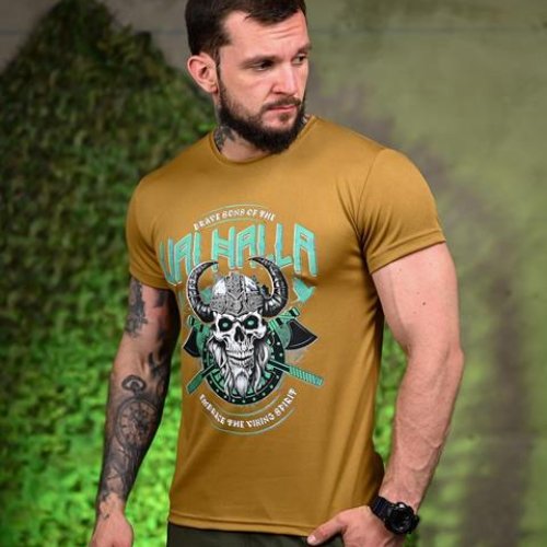 Футболка Madoka (M-3XL) 1009 koyot (лето) Madoka 1009 koyot