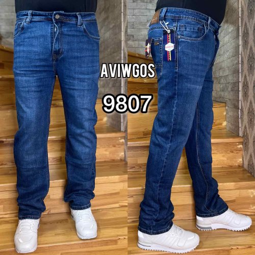 Джинсы God Baron (32-36) 9807 blue (деми) God Baron 9807 blue