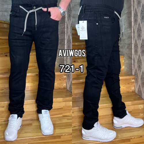 Джинсы God Baron (27-34) 721-1 black (деми) God Baron 721-1 black