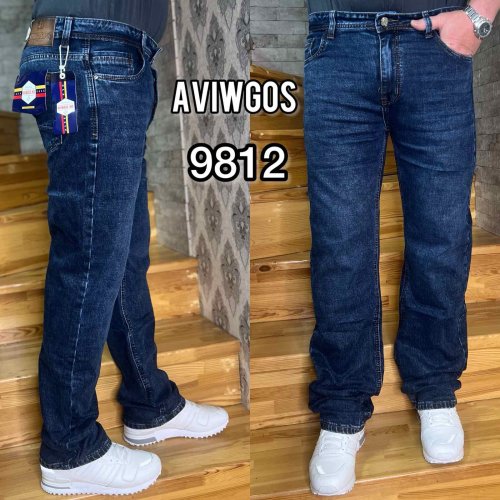 Джинсы God Baron (32-38) 9812 blue (деми) God Baron 9812 blue