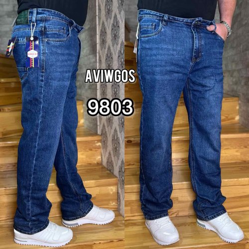 Джинсы God Baron (32-38) 9803 blue (деми) God Baron 9803 blue