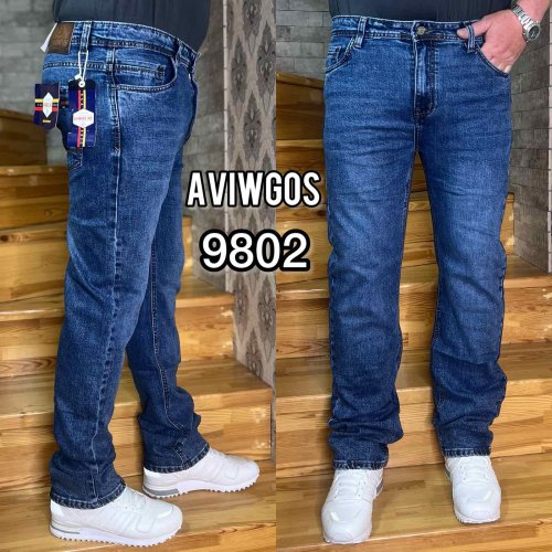 Джинсы God Baron (29-38) 9802 blue (деми) God Baron 9802 blue