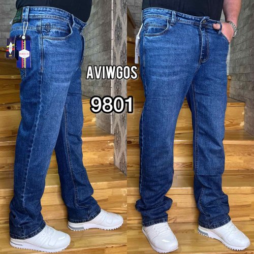 Джинсы God Baron (29-38) 9801 blue (деми) God Baron 9801 blue