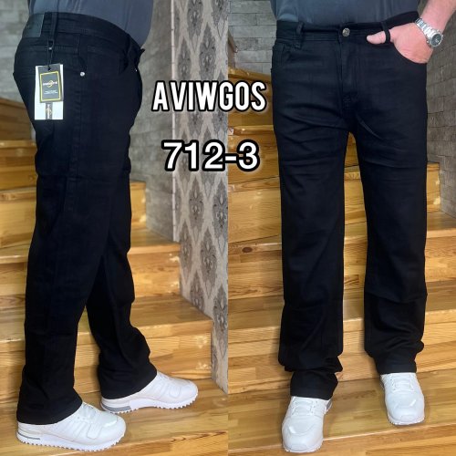 Джинсы God Baron (29-38) 712-3 black (деми) God Baron 712-3 black