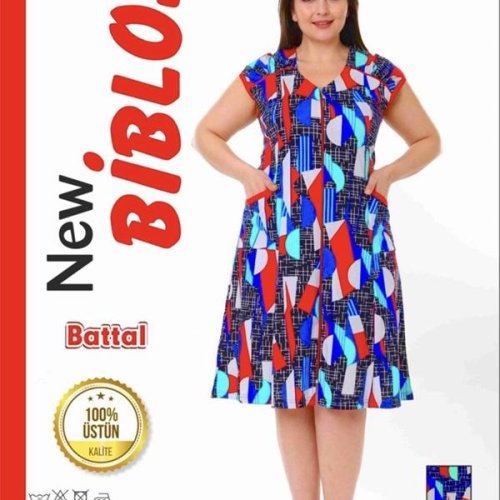 Халат Cotpark (7XL-9XL) 540 blue (лето) Cotpark 540 blue