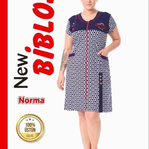 Халат Cotpark (2XL-7XL) 590 blue (лето) Cotpark 590 blue