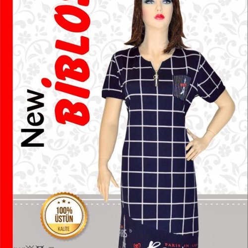 Платье Cotpark (2XL-6XL) 665 blue (лето) Cotpark 665 blue