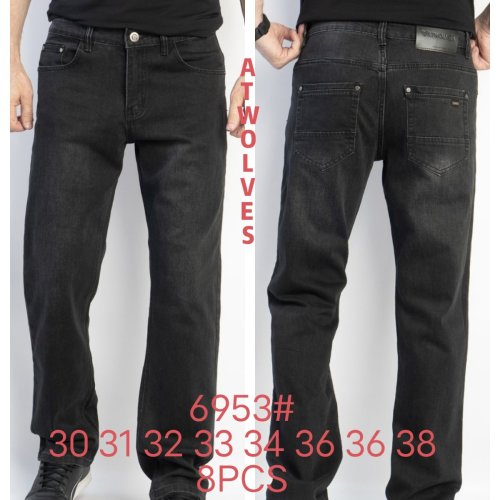 Джинсы God Baron (30-38) 6953 black (деми) God Baron 6953 black