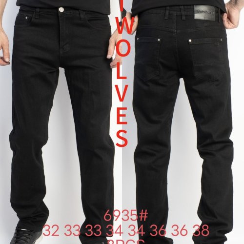 Джинсы God Baron (32-38) 6935 black (деми) God Baron 6935 black