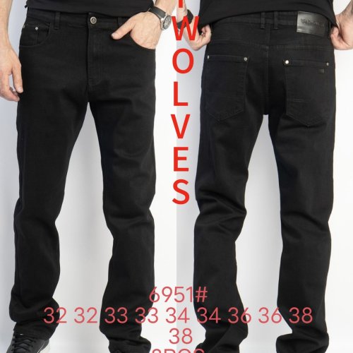 Джинсы God Baron (32-38) 6951 black (деми) God Baron 6951 black