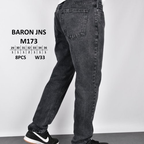 Джинсы God Baron (29-36) M173 black (деми) God Baron M173 black