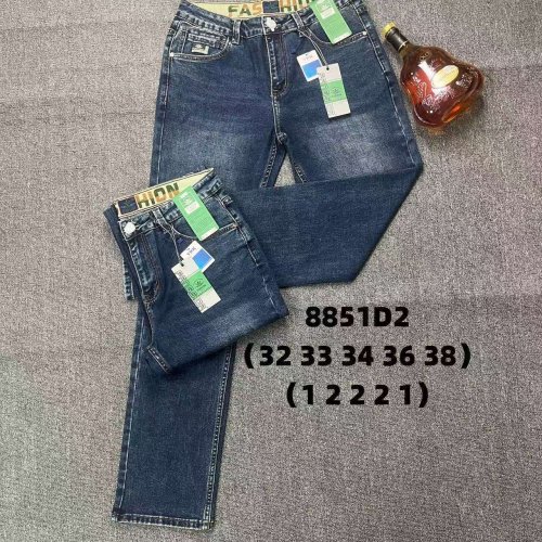 Джинсы God Baron (32-38) 8851D2 blue (деми) God Baron 8851D2 blue