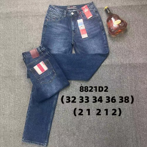 Джинсы God Baron (32-38) 8821D2 blue (деми) God Baron 8821D2 blue