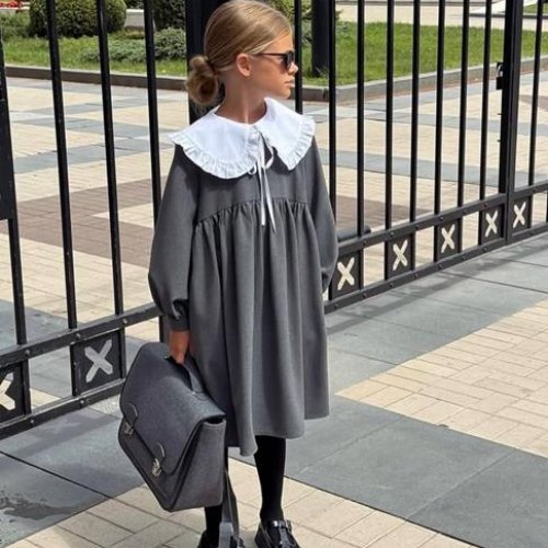 Платье Seven Zikina (122-152) 1329 grey (деми) Seven Zikina 1329 grey