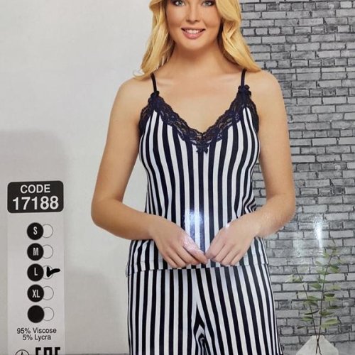 Пижама Cotpark (S-XL) 17188 white (лето) Cotpark 17188 white