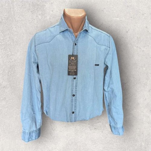 Рубашка Mary Poppins (S-2XL) 5254 l.blue (деми) Mary Poppins 5254 l.blue