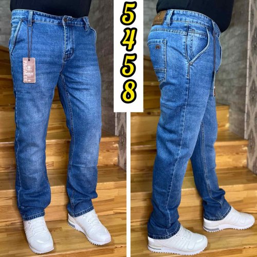 Джинсы God Baron (30-40) 5458 blue (деми) God Baron 5458 blue