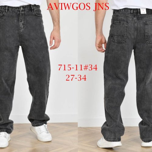 Джинсы God Baron (27-34) 715-11 grey (деми) God Baron 715-11 grey