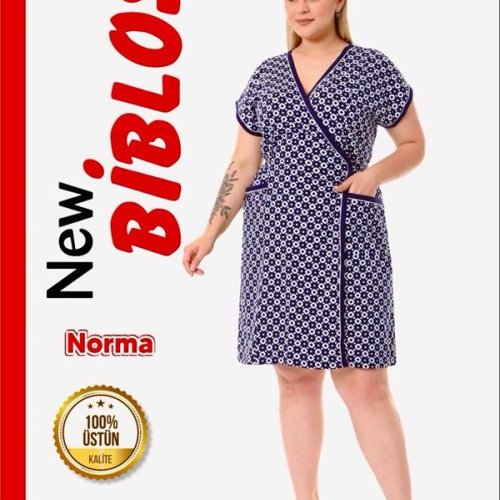 Халат Cotpark (2XL-7XL) 741-1570 blue (лето) Cotpark 741-1570 blue