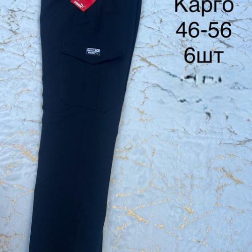 Штаны спорт Lina (46-56) L107 navy (деми) Lina L107 navy