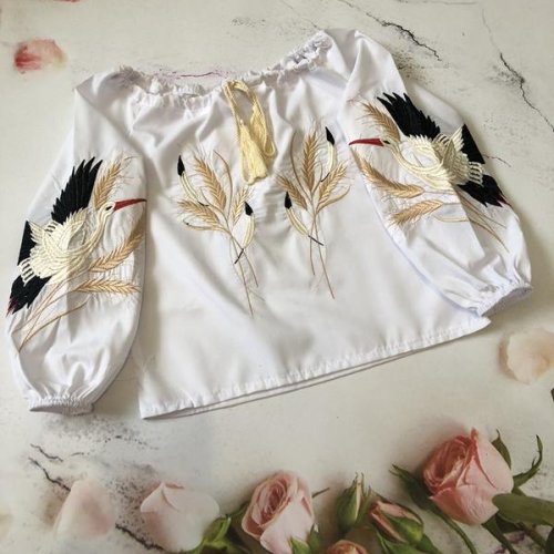 Вышиванка Moda school (104-122) M59 white (деми) Moda school M59 white