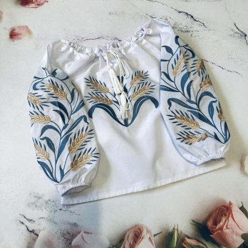 Вышиванка Moda school (104-122) M60 white (деми) Moda school M60 white