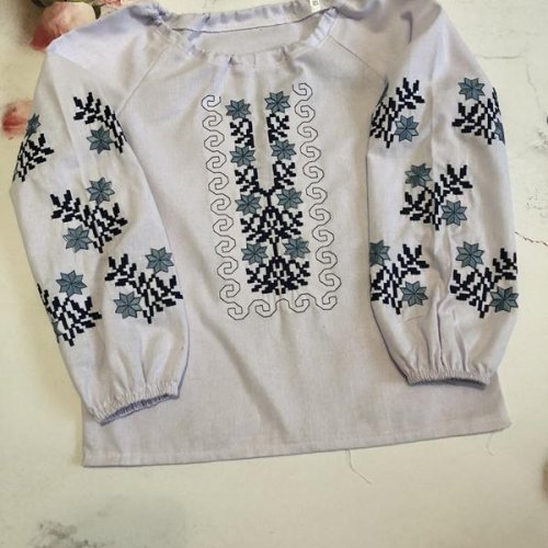 Вышиванка Moda school (128-146) M68 white (деми) Moda school M68 white