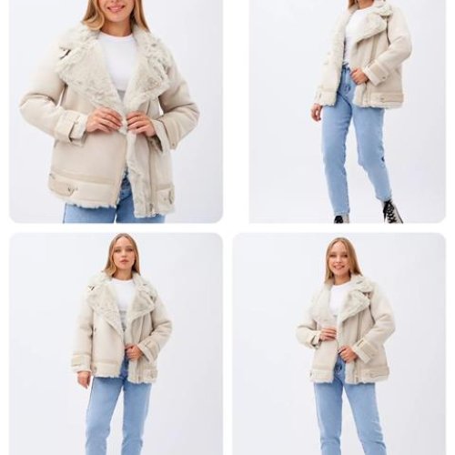 Куртка Dorimodes (S-L) DL632 beige (зима) Dorimodes DL632 beige