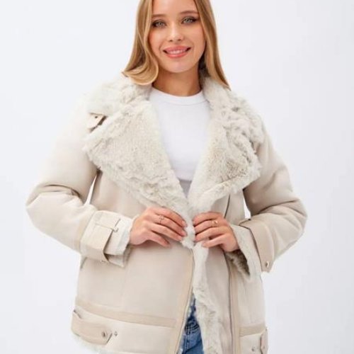 Куртка Dorimodes (XL-3XL) DL691 l.beige (зима) Dorimodes DL691 l.beige