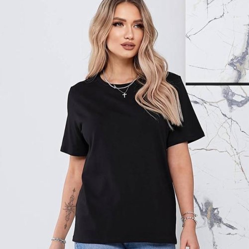 Футболка Lelis (44-48) 1001 black (лето) Lelis 1001 black