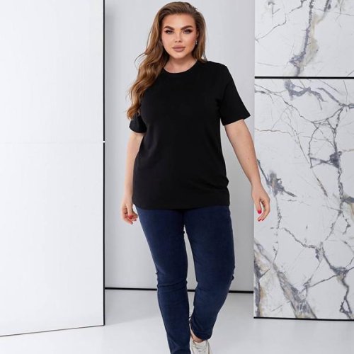 Футболка Lelis (52-56) 1003 black (лето) Lelis 1003 black