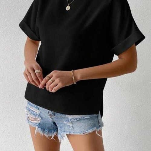 Блузка Safina (42-52) 738 black (лето) Safina 738 black