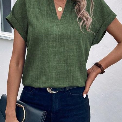 Блузка Modnulya (42-56) 031 green (лето) Modnulya 031 green