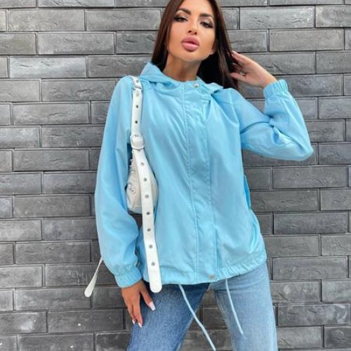 Ветровка Modnulya (42-48) N641 l.blue (деми) Modnulya N641 l.blue