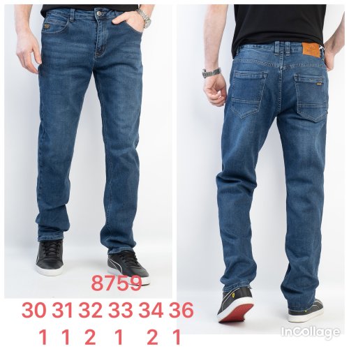 Джинсы God Baron (30-36) 8759 blue (деми) God Baron 8759 blue