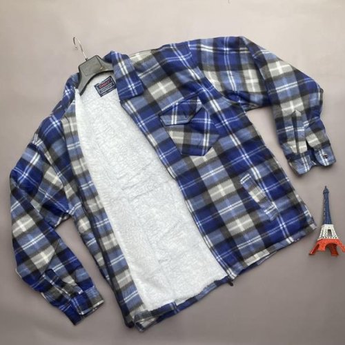 Рубашка Verton (M-4XL) VR69 blue (зима) Verton VR69 blue