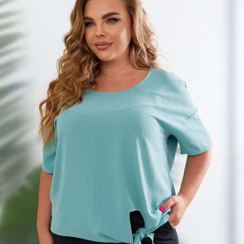 Блузка BAT (50-60) BT234 l.blue (лето) BAT BT234 l.blue