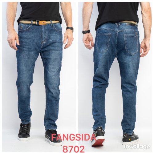 Джинсы God Baron (29-36) 8702 blue (деми) God Baron 8702 blue