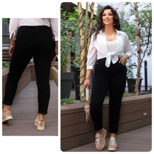 Джинсы Lady N (31-38) 058 black (деми) Lady N 058 black