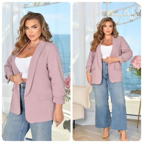 Пиджак Lady N (48-54) LN10 beige (деми) Lady N LN10 beige