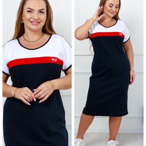 Платье Vehuiah (XL-4XL) DG12 black (лето) Vehuiah DG12 black