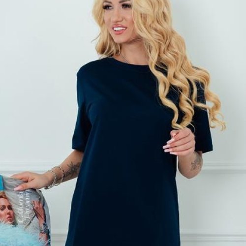 Футболка Vehuiah (L-3XL) 250143 navy (лето) Vehuiah 250143 navy