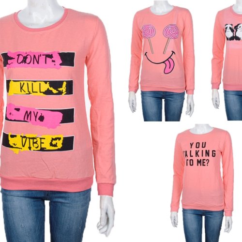 Свитшот Obuv OK2 (S-XL) 02555-7 mix (деми) Obuv OK2 02555-7 mix