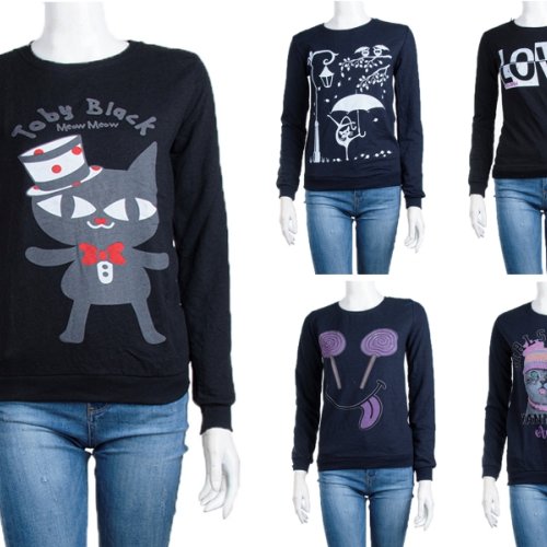 Свитшот Obuv OK2 (S-XL) 02555-7-1 mix (деми) Obuv OK2 02555-7-1 mix